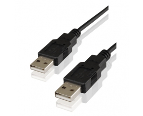 CABLE USB 2.0 AM-AM 2M