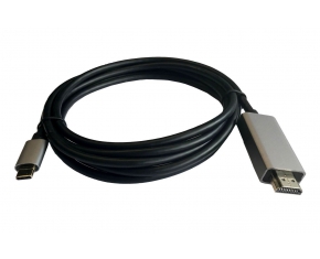 CABLE  HDMI-M A TYPE-C 4K60FPS 2M